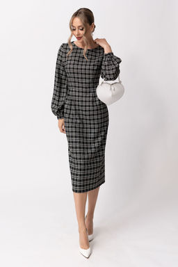 Платье Golden Valley 4855-1-Р черно-белый  фото 4