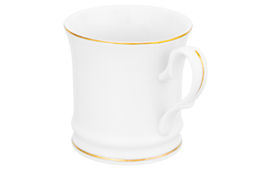 Кружка 170 мл 10,5*8*7,5 см Белая с золотом NEW BONE CHINA - Elan gallery фото 4
