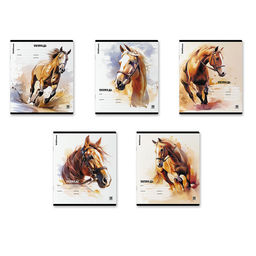 АКЦИЯ Цена за 10 шт. Тетрадь школьная ученическая ErichKrause Wild Mane, 18 листов, линейка (в плёнке по 10 шт.)_MIX-PACK  фото 12