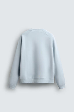 WASHED PIQU_ TEXTURED SWEATSHIRT - Zara фото 8