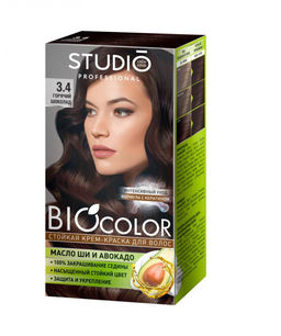 Стойкая Крем-Краска д/в "СТУДИО Biocolor" 3.4 Гор.шоколад, (50/50/15 мл).12 /55811/