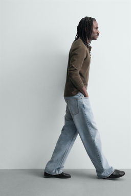 JEANS LOOSE FIT / Azul medio - Zara фото 6