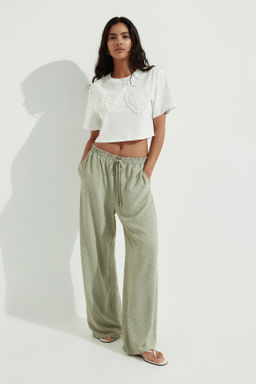 Pantal?n plumeti con cord?n de ajuste - H&m фото 4