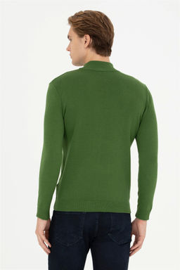 Мужской зеленый свитер - U.s. polo assn фото 5