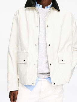 Chaqueta de nailon y algod?n encerada - H&m фото 9