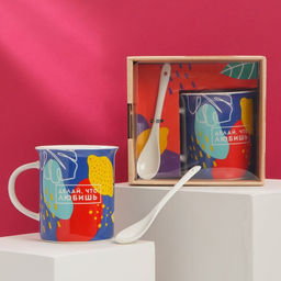 Подарочный набор «Делай, что любишь»: кружка 300 мл, ложка, подставка