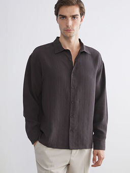 Regular Fit Uzun Kollu Arm?rl? Erkek G?mlek