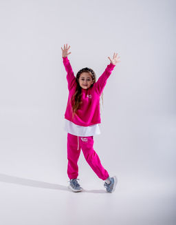 072 Детский костюм, фуксия (3хнитка петля) - Knitka wear фото 2