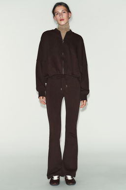 INTERLOCK FLARE TROUSERS