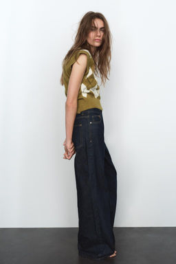 DIAMOND JACQUARD WAISTCOAT - Zara фото 3