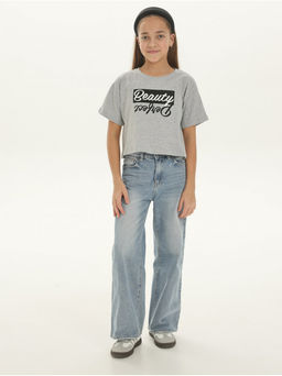 Футболка Бьюти серый Девочка - София фото 3