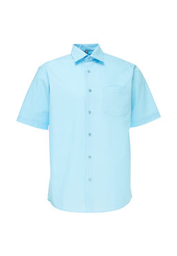 Сорочка мужская короткий рукав GREG Gb210/309/BL SKY  фото 2