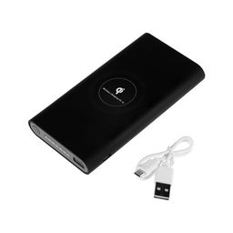 Внешний аккумулятор Luazon модель PB-31, 8000 мАч, USB, microUSB-Type-C, беспровод.зарядка, черный - Luazon home фото 5
