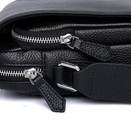 Мужская сумка, кожа, MIRONPAN 26301 Черный  фото 4