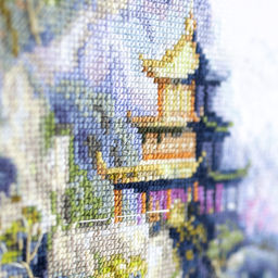 Набор для вышивания Чудесная Игла 350-756 Безмятежное утро 30 х 30 см