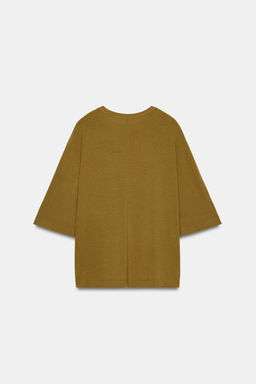 TOP MANGA MURCI?LAGO / Ocre - Zara фото 7
