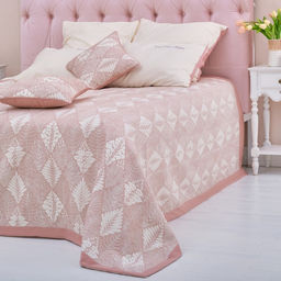 Покрывало хлопковое Этель Лес 180х2405 см, цвет бежевый, 100% хлопок, 300 гр/м2  фото 3