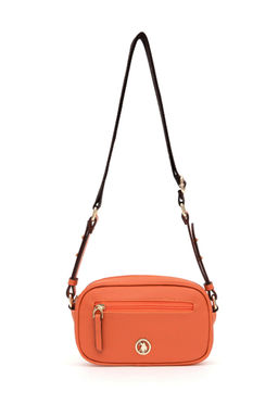 U. S. Polo Assn / Женская оранжевая сумка через плечо - U.s. polo assn фото 4