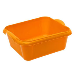 Таз квадратный, 10 л, 37×31×15.5 см, пластик, МИКС