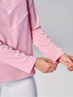 Спортивный лонгслив с контрастными кантами - NEVERLATE фото 6