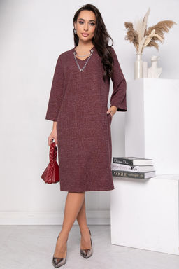 Платье Секрет очарования (брусника) П7676 - Lt collection фото 6