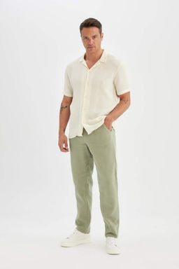 Yazl?k Jogger Pantolon Relax Fit Rahat Kesim Pamuklu Duz Paca - Defacto фото 4