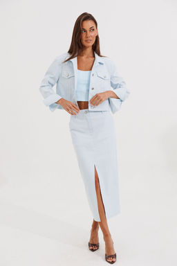 Юбка VN Fashion 1177 голубой