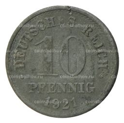 10 пфеннигов 1921 года Германия
