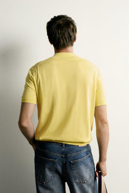 POLO PUNTO REGULAR FIT / Amarillo - Zara фото 3