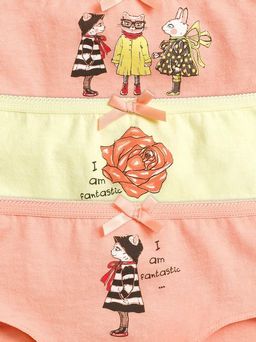 GULC3256(3шт. в упаковке) трусы для девочек