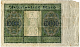 10000 марок 1922 года Германия