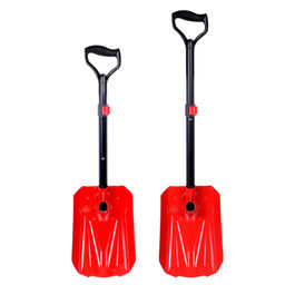 Лопата лавинная алюминиевая ИРЕМЕЛЬ СНЕГОВИК IR102 с пилой 35см, D-обр. рукоять, регулировка длины 93/81.5см, лезвие 32.3x22.3см, чёрно-красная/уп10 - Галеонтрейд фото 6