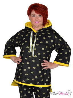 Жакет-куртка Модель №1863 размеры 44-84 - Plusmoda фото 14