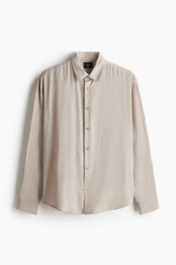 Camisa efecto arrugado Regular Fit
