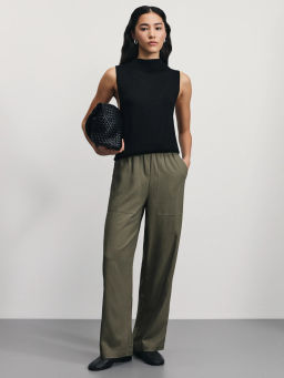 Широкие брюки изо льна / Zarina