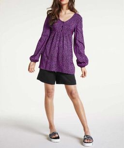 Блузка, лилово-черная - Heine фото 6