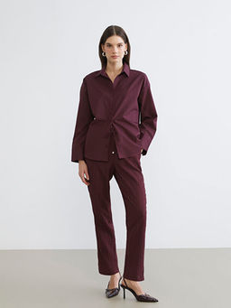 Beli Lastikli Dokulu Havu? Kesim Kad?n Pantolon