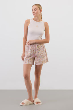 Е 20192/матовый беж,цветочное настроение пижама жен - Very neat фото 3