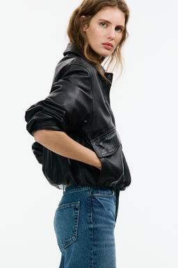 Straight High Waist Ankle Jeans - H&m фото 12