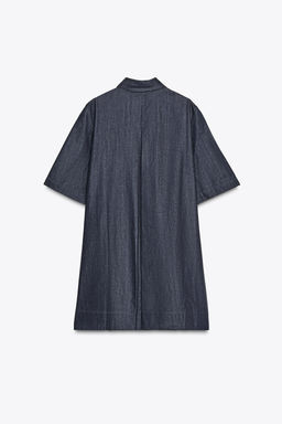 ZW COLLECTION DENIM MINI DRESS - Zara фото 19