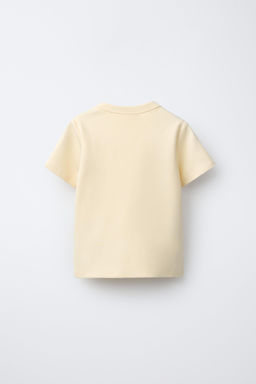CAMISETA LISA INTERLOCK / Amarillo - Zara фото 2