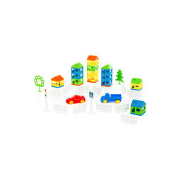 Конструктор Построй свой город (92 элемента) (в пакете) - Полесье фото 3