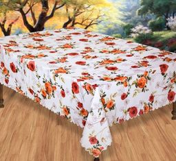 Скатерть арт. 1035/5/100, ТЕРРАКОТОВЫЕ РОЗЫ, тефлоновая скатерть, размеры 100 см х 150 см,