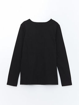 Bisiklet Yaka K?z ?ocuk Ti??rt - Waikiki фото 2