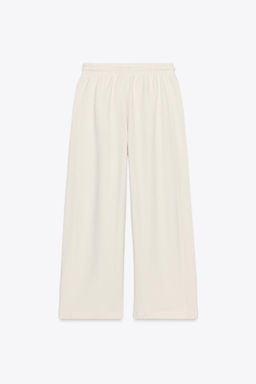 RUSTIC WIDE-LEG TROUSERS - Zara фото 7