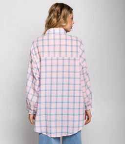 Рубашка #КТ22305, розовый
