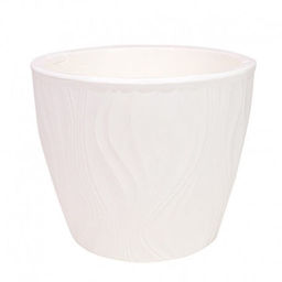 Кашпо Венеция (3,0л) Цв. Белый/Белый (Арт. КШ-9030)