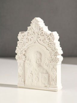 Икона Николай Чудотворец, с подвесом, 12?8?2 см, гипс