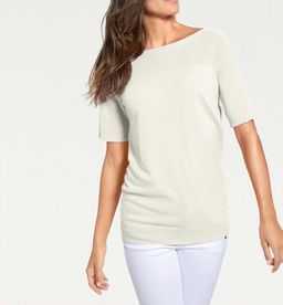 Пуловер, экрю