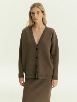 Кардиган из трикотажа, ML873/chimoka - Emka фото 2